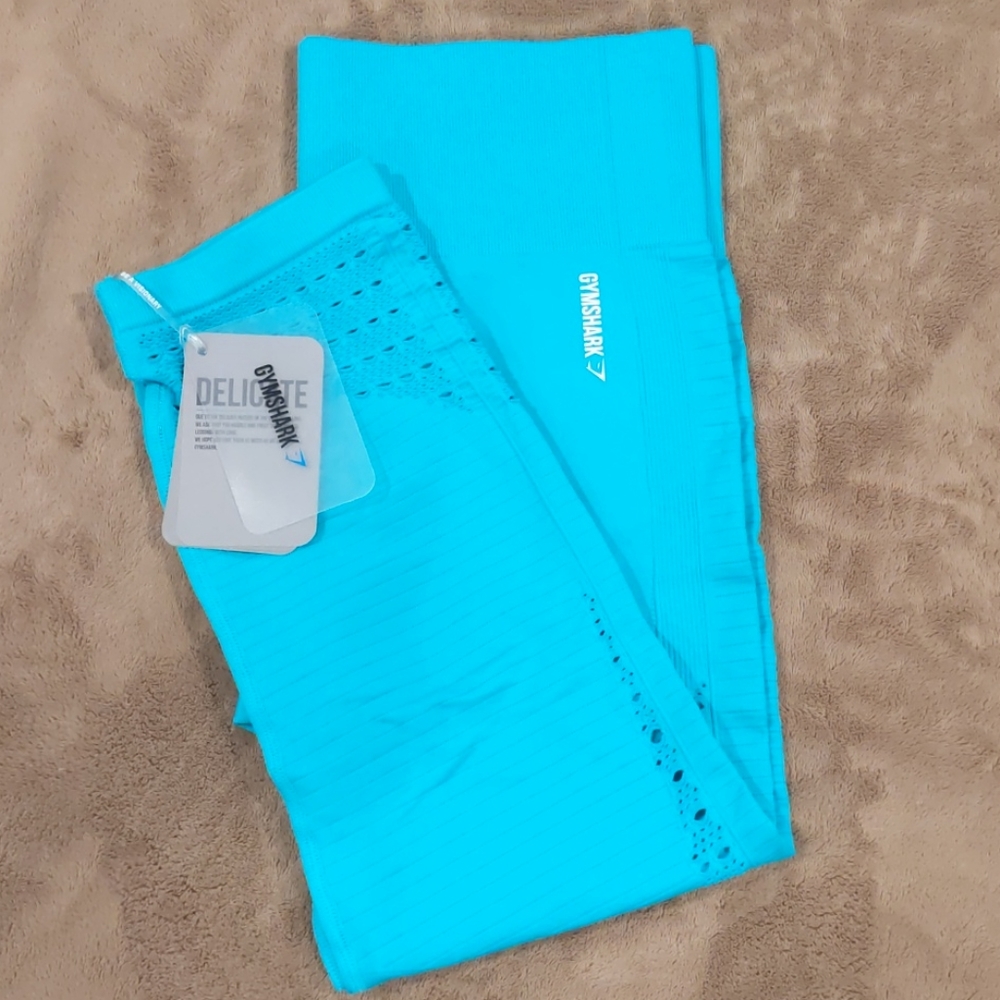 Gymshark Energy Seamless Tropical cropped leggings